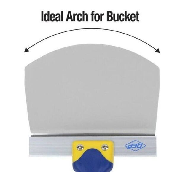 QEP Bucket SCOOP Hand Tool For Cement Work Mixer 10.5" L x 6.5"W Comfort Handle - Picture 7 of 16